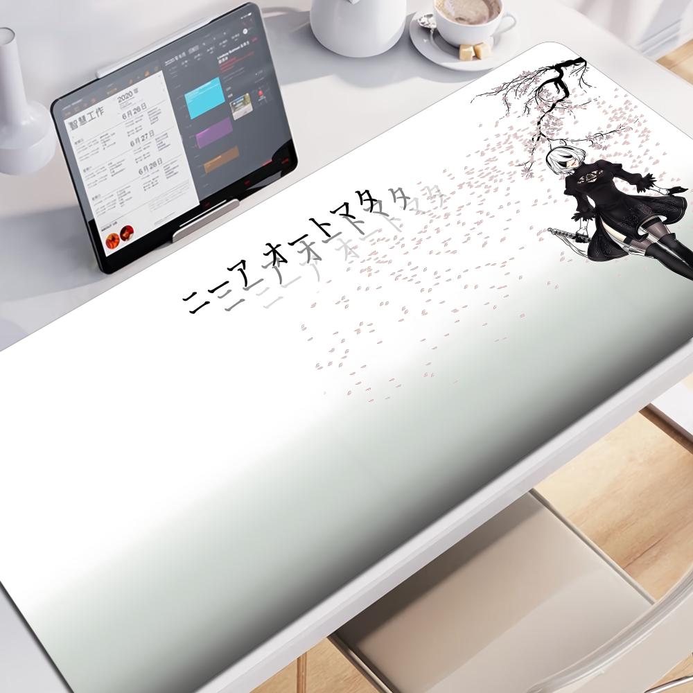 Game Nier Automata Large Multisize Mouse Pad Pc Computer Game 2b Mousepad Keyboard Desk Mats Office Rubber Antislip Mouse Mat