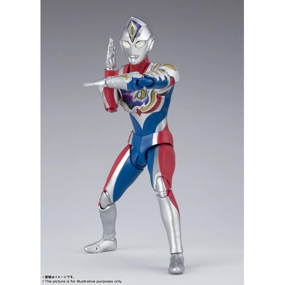 SHFiguarts Ultraman Decker Flash Тип Приблизительный. Окрашенная подвижная фигура из АБС и ПВХ, 150 мм