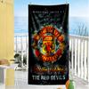 Manchester Personalized Text Beach Towel Super Soft & Absorbent Ideal for Travel Outdoor Swim Pool Yoga Surf Camping Hiking Gym Gift Holiday