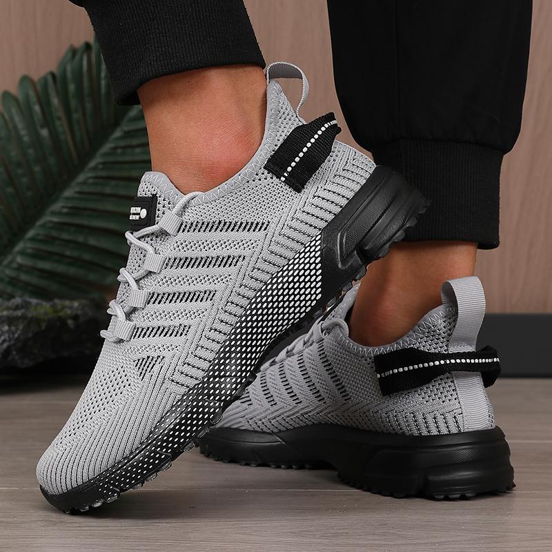 New Mesh Men'S Running Shoes Outdoor Casual Walking Fashion Sports Shoes Breathable Comfortable Training Tennis Shoes For Men