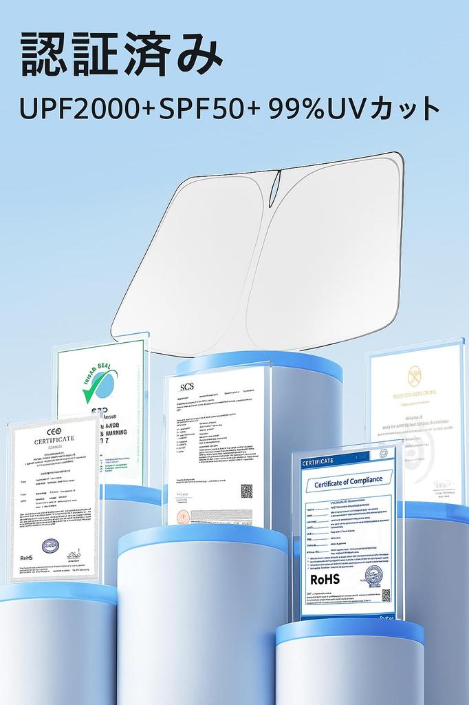 Proadsy Передний солнцезащитный козырек для Mazda серии KG Теплозащитный УФ Защита от солнца Сумка для хранения видеорегистратора в комплекте CX-8 (2017.12-настоящее время), Складной, 4-слойный блокирующий, 99% защита,