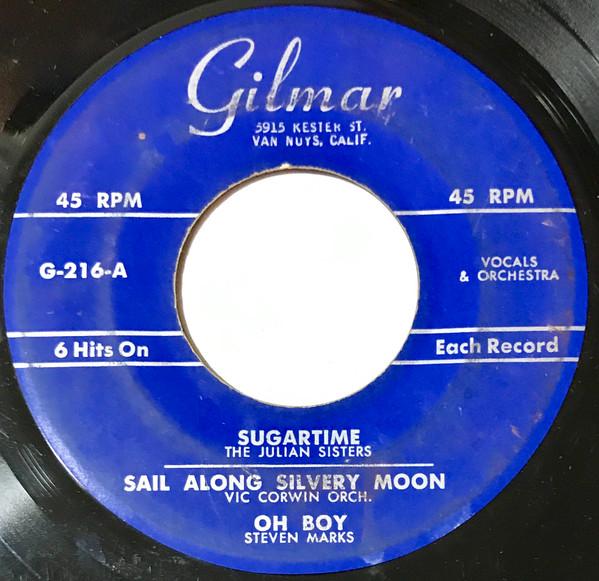 7-дюймовая пластинка VARIOUS - Sugartime G216 Gilmar 1958 US Pop Б/У