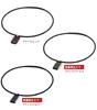 Ожерелье Phiten RAKUWA Neck EXTREME Square Black 45 см Передовая технология Phiten [Жесткие плечи] [Жесткая шея] [Использует Metax]