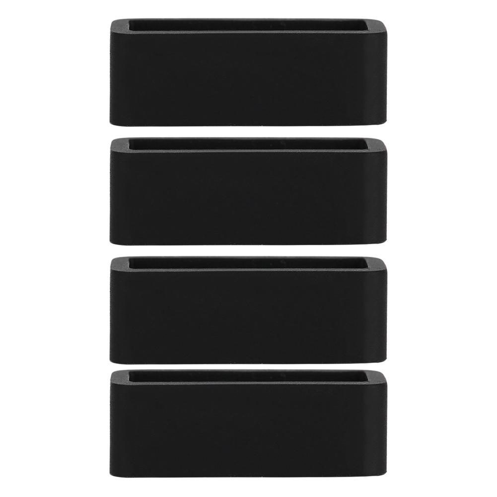 4pcs Replacement Silicone Watch Belt Safety Buckle Wristwatch Accessory for SWATCH (18mm)