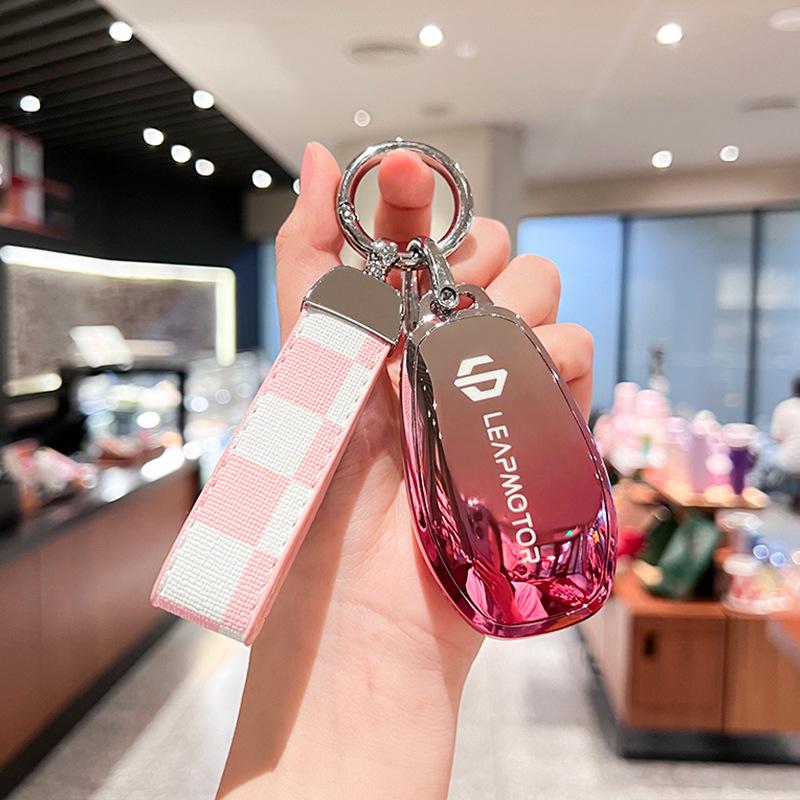 Чехол для ключа Leapmotor T03/S01 для мужчин и женщин - Защитный чехол для автомобильного пульта, модель 2021 года