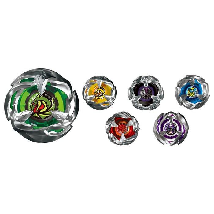BEYBLADE X BX-24 Random Booster Vol. 2 Metal (Green, Yellow, Purple, Red, Blue)