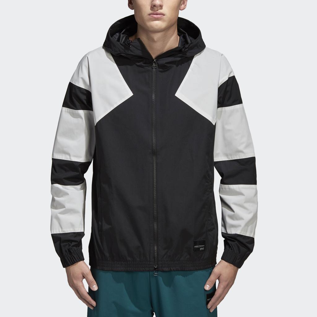 adidas Ветровка Originals Woven Casual Hooded Jacket Men Jackets Black CV5955