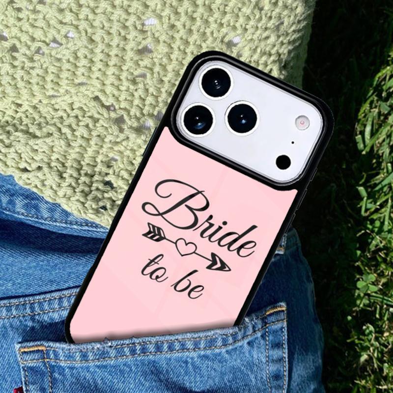 Wedding Bride Soon to Be Phone Case For iPhone 17 AIR 16 Pro Max 15 14 Pro 11 12 13 Shockproof Silicone Cover