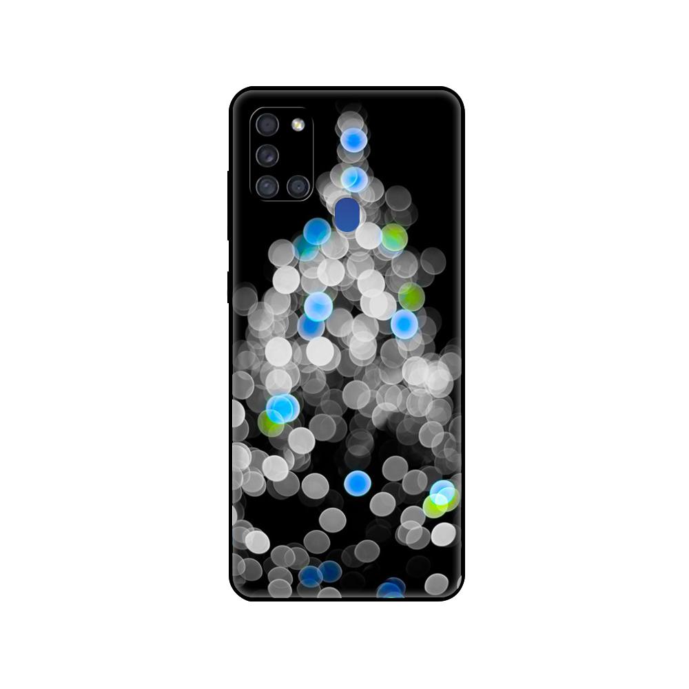 Черный чехол из ТПУ для Samsung Galaxy A50 50S A30S A10 A01 A11 A21S A31 A41 A51 A71 M21 M30S S10 LITE Чехол на Рождество и Новый год