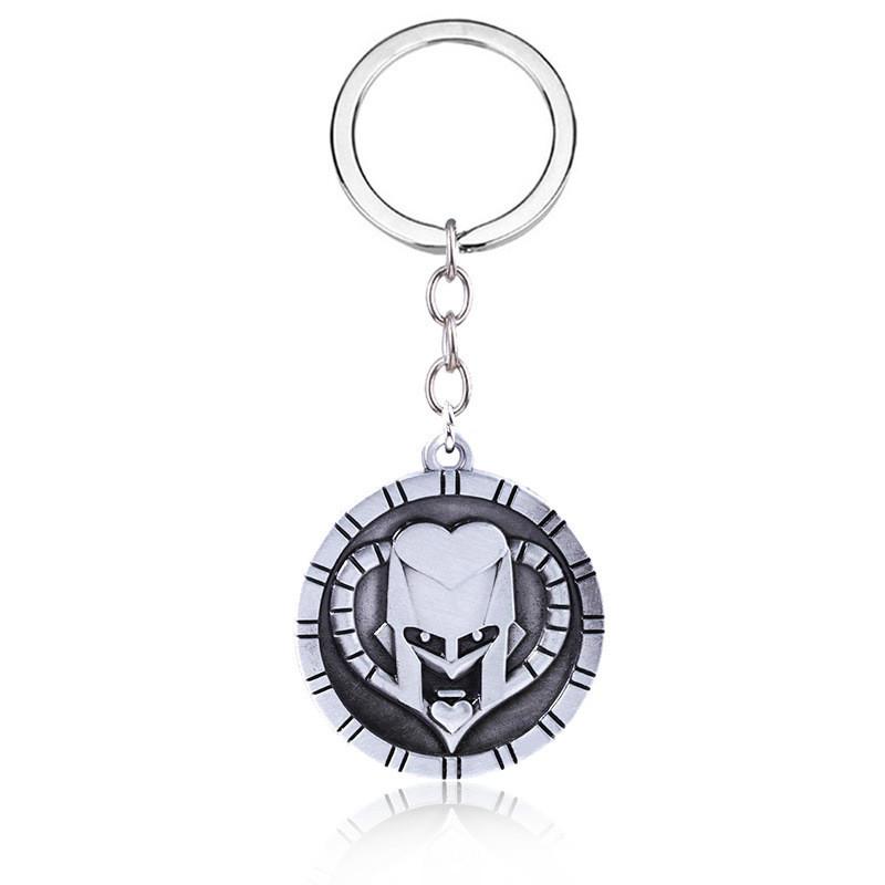 Jojos Bizarre Adventure Arrow Hat Mask Skull Alloy Keychain Pendant Necklace For Fans