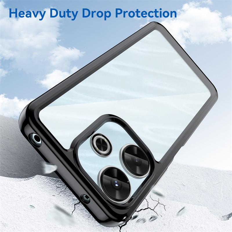 Для Xiaomi Redmi 13x Чехол Xiaomi Redmi 13x Чехол Противоударный Жесткий ПК + ТПУ Силиконовый Чехол для Телефона Для Xiaomi Redmi 13x