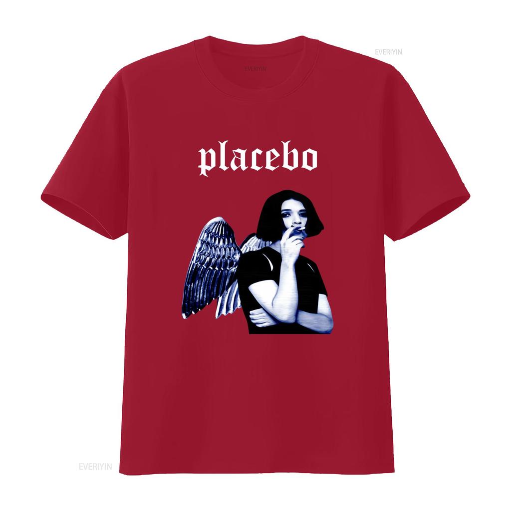 Новая футболка Placebo Rock Band для фанатов с принтом ангельских крыльев S 5XL BI04123 винтажная стираная модная одежда от графического дизайнера