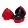 Heart-Shaped LED Light Ring Box Necklace Pendant Jewelry Box Proposal Ring Jewelry Display Storage Box Decoration Birthday Gift