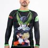 2026 Summer Dragon Ball Rash Guard Men's Cell & Gohan Anime Print Fast Dry Long Sleeve Compression Shirt for MMA & Training Kids