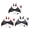 Devil Halloween Costume Cosplay Props Cosplay Halloween Wand Fashion Demon Horn Hair Band  Adults