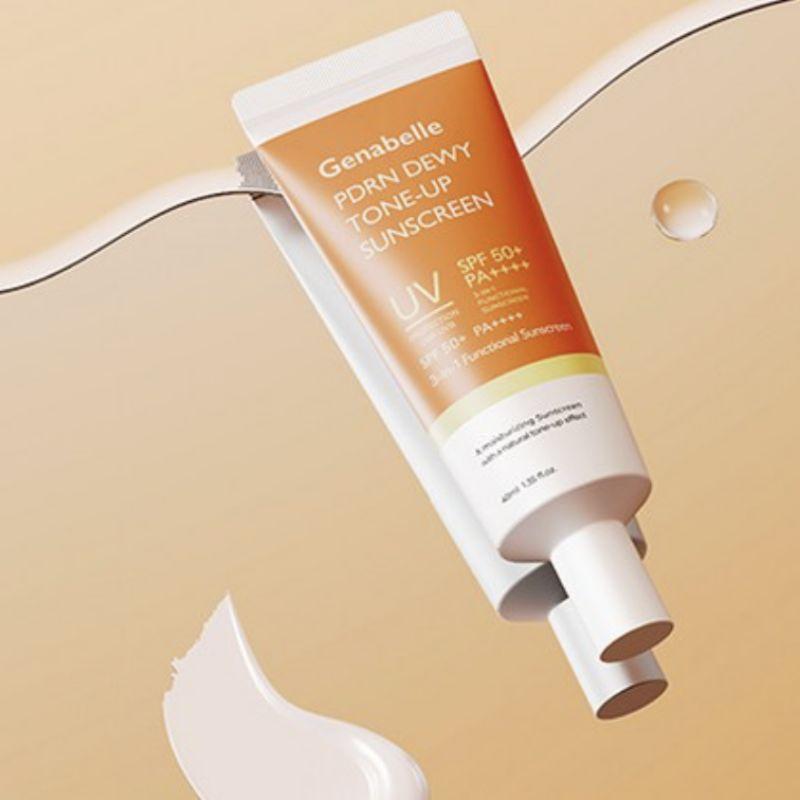 Genabelle PDRN Dewy Tone‑Up Sunscreen SPF50+ PA++++ – 40ml
