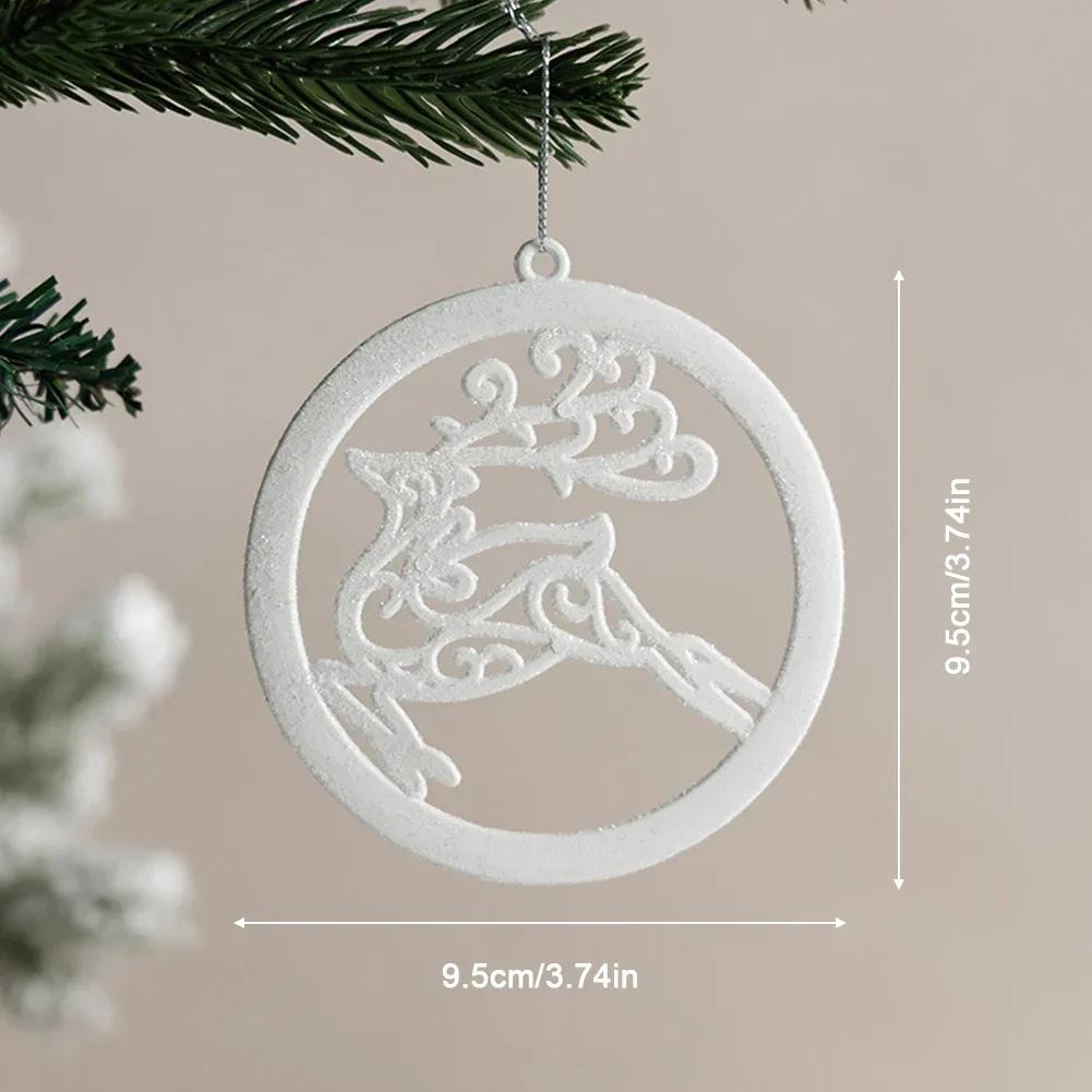 Vivid Christmas Scene Pendant for Tree Decoration Home Bedroom Backyard Venue - Festive Holiday Ornament