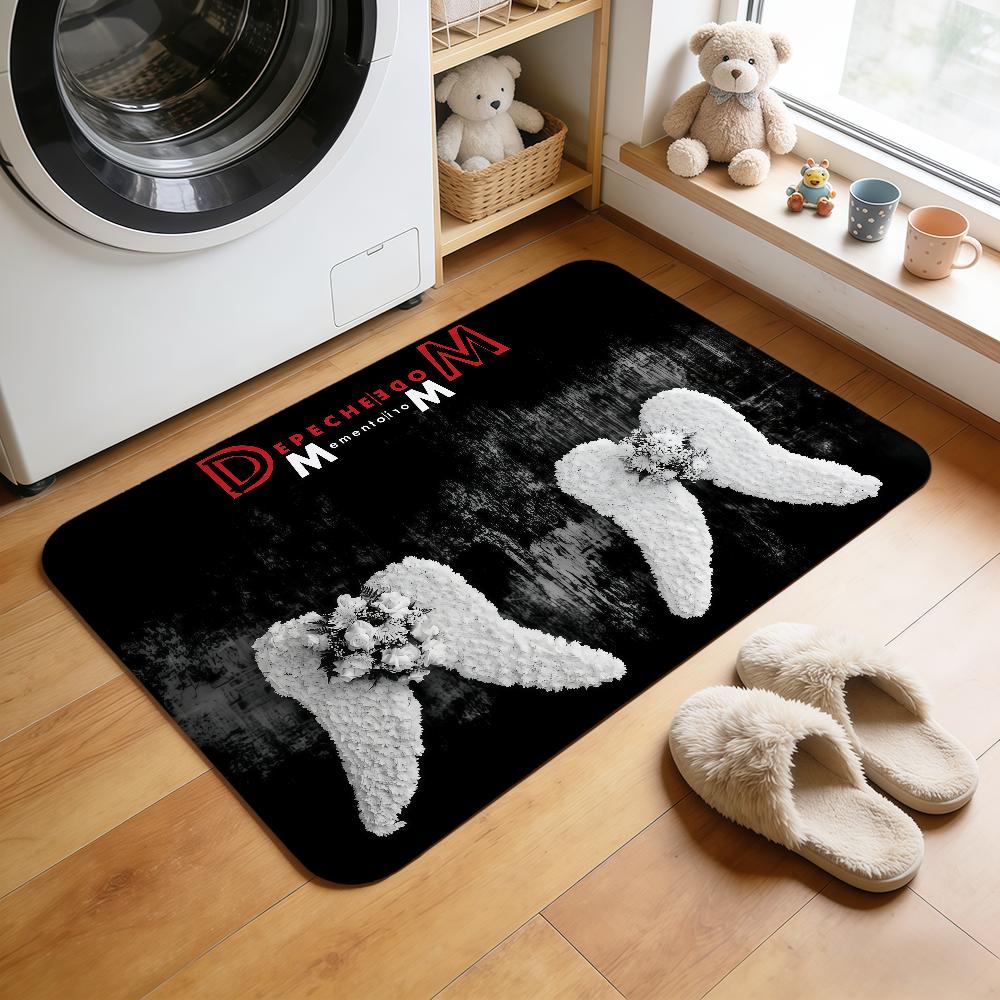 Группа d-depecheS m-режим M-Memento M-Mori Придверный коврик hogar Прикроватный ковер Кухонный напольный коврик Ковер для прихожей Балкона Декор входа Дом
