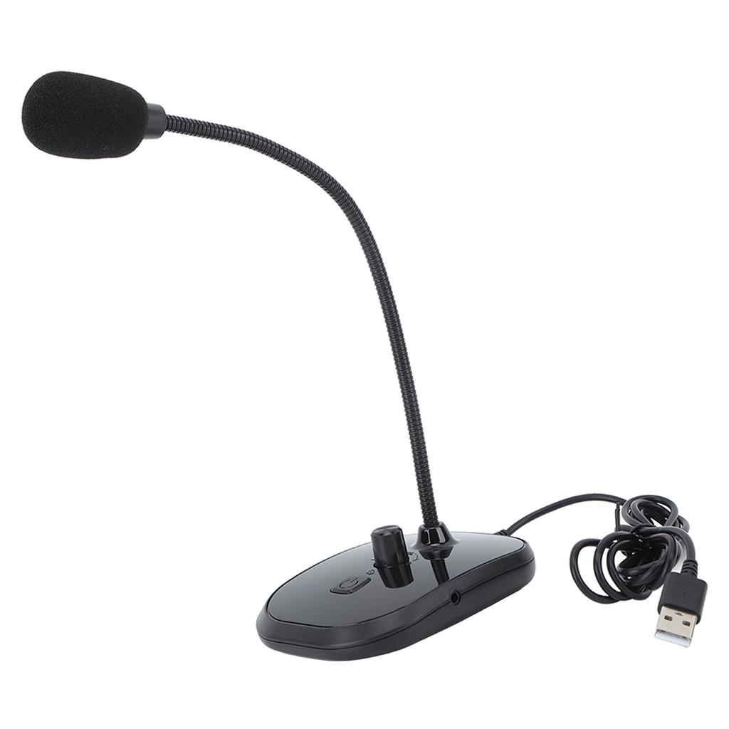 USB Компьютерный Микрофон ПК Конференц-Игровой Запись Прямая Трансляция Проводной Микрофон С Прослушиванием