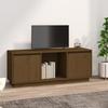 VidaXL TV Stand Honey Brown 110.5x35x44 Cm Solid Pine Wood 814342