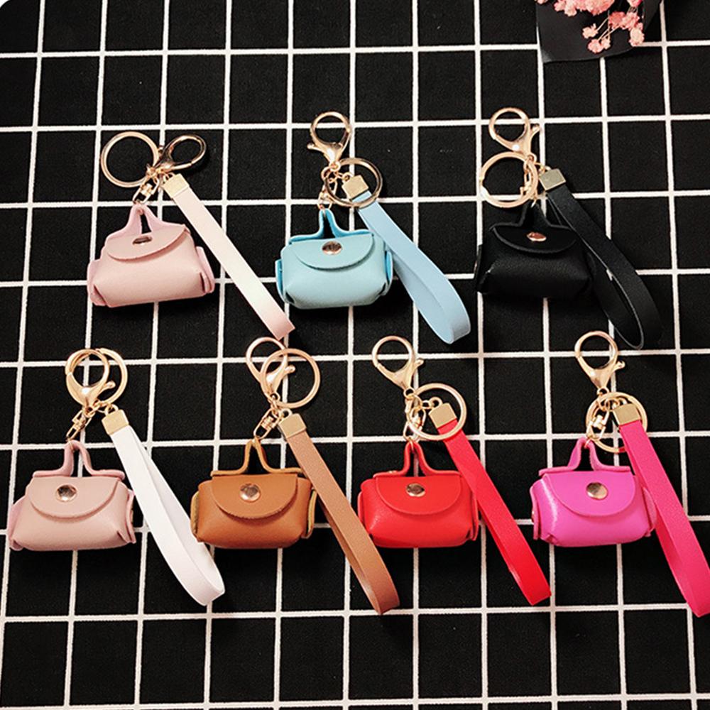 Women Gifts Creative Car Accessories Lovely Purse Pendant Bag Keychains Mini Bag Keyring