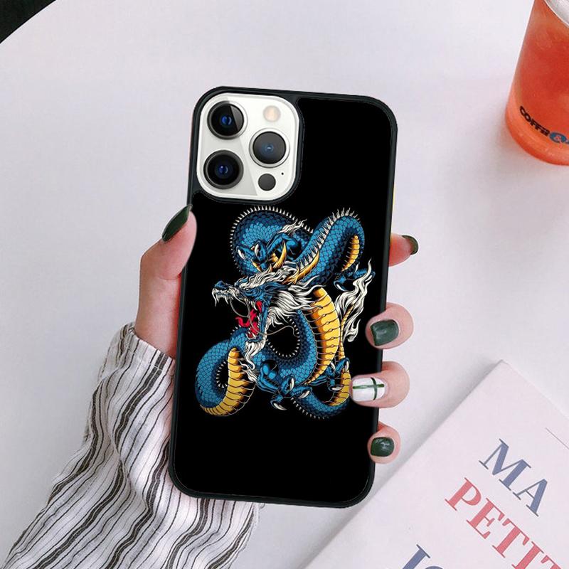 Чехол для телефона с китайским драконом для iPhone 17 Air 14 13 12 16 Pro Max 15 Plus Max Защитный корпус coque