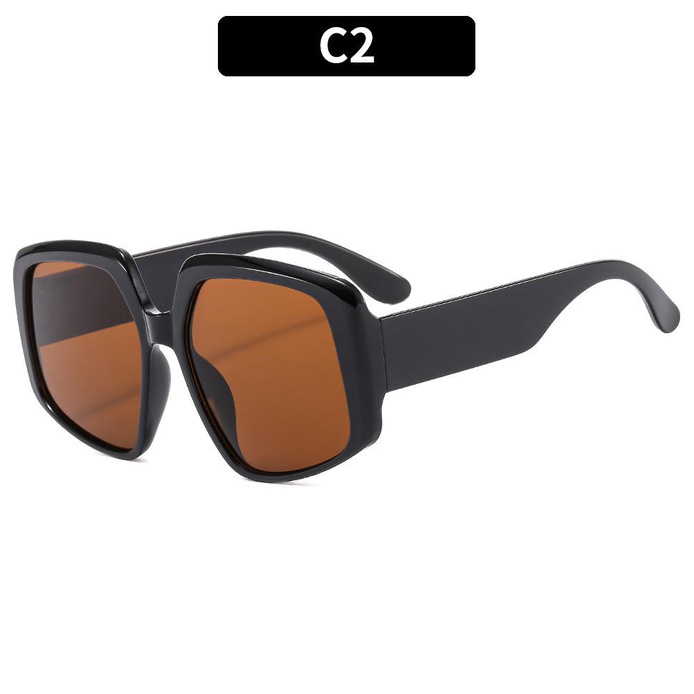 Jiuling Eyewear 2023 Модные Винтажные Ретро Прямоугольные Солнцезащитные Очки Неправильной Формы Большой Квадратный Каркас Солнцезащитные Очки