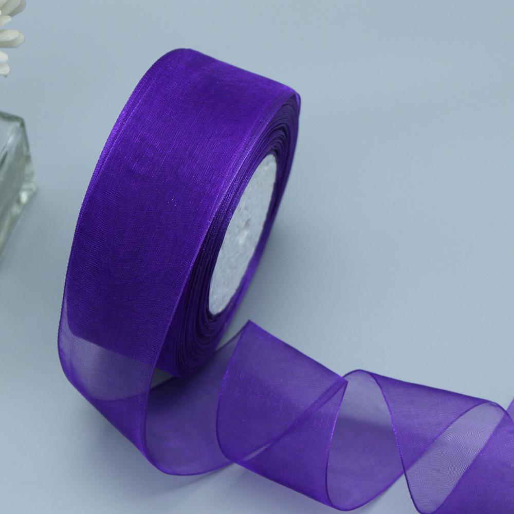 3.8/4 см прозрачная лента из органзы Snow для упаковки рождественских подарков