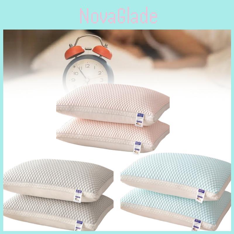 Oval Shaped Texture Pillow Core With Polyester Fiber For Single Bed Use