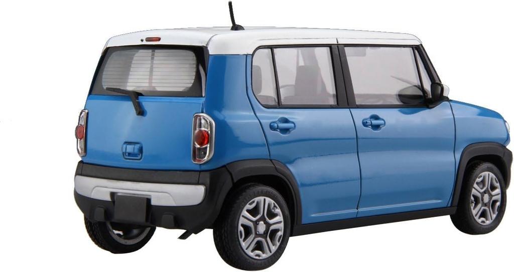 Car NEXT Series Suzuki Hustler Blue Plastic Model 1/24 No.3 (Summer Metallic)