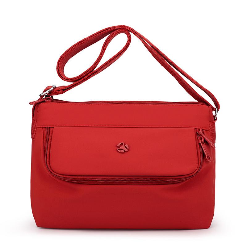 Lightweight Multi-Layer Crossbody Bag Women's Waterproof Nylon Bag Large Capacity Commuter Mother Bag