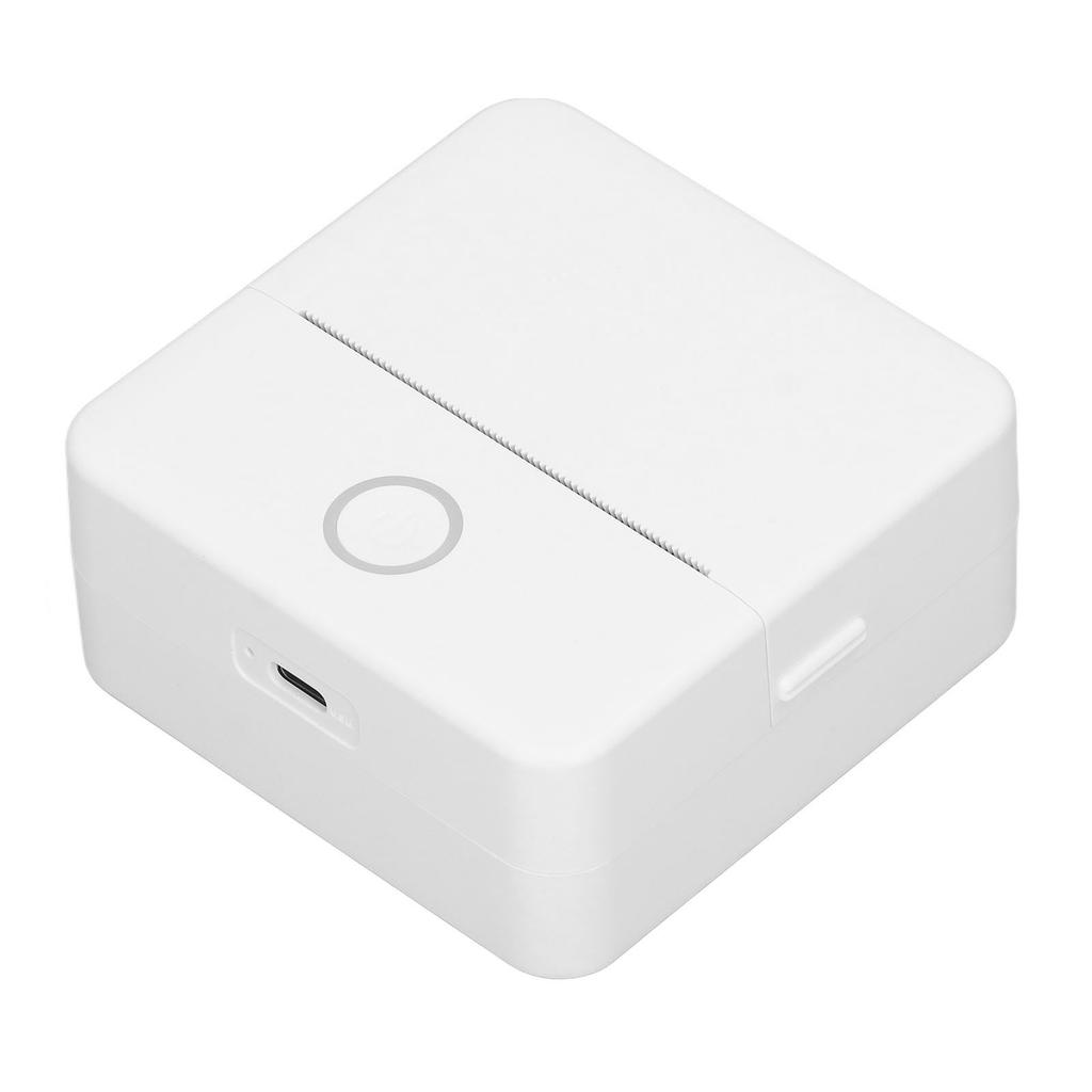 Mini Thermal Printer Portable Pocket Tool for Student with Paper Roll Charging Cable