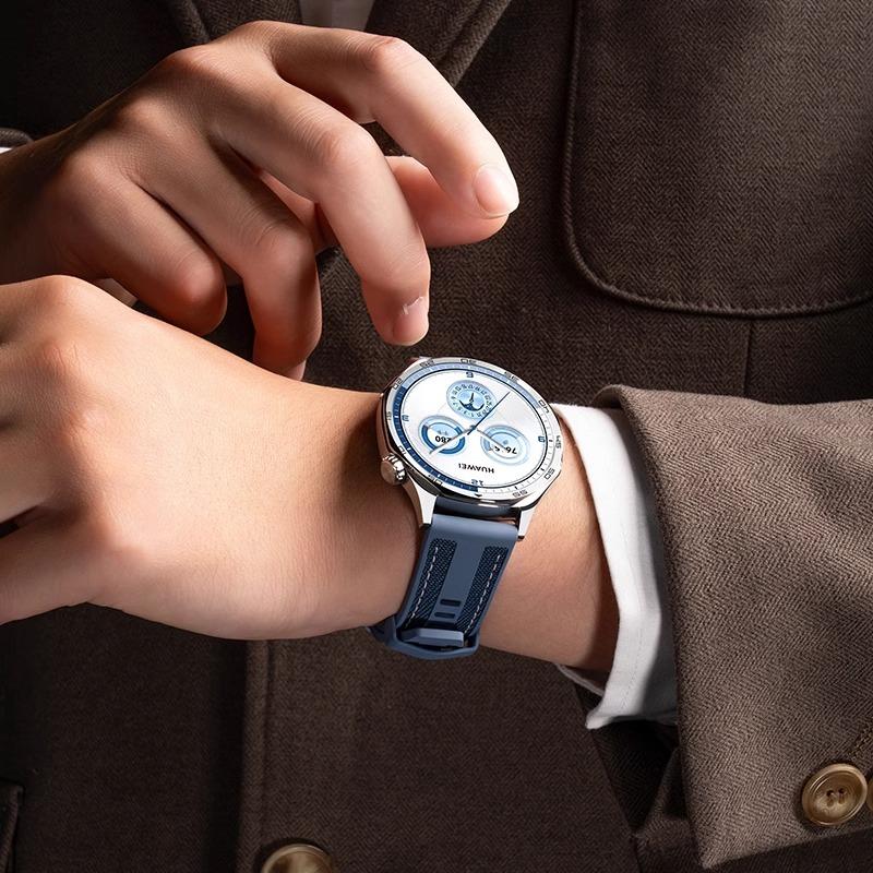 Официальный нейлоновый ремешок 22 мм для HUAWEI WATCH GT 6 5 4 46 мм/Watch 4 5 6 Pro/GT 6 5 3 2 Pro 46 мм Композитный силиконовый браслет