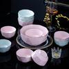 Керамический набор пиал для риса Jingdezhen с золотым ободком