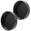 2Pcs Aluminum Alloy Camera Lens Rear Cap Cover Replacement for M42 Screw Lens Mount