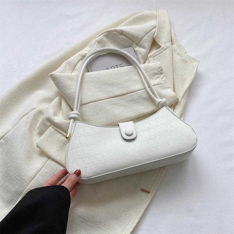 Модная простая сумка через плечо весна-лето, новая повседневная популярная женская сумка через плечо в корейском стиле, текстурированная сумка-мессенджер