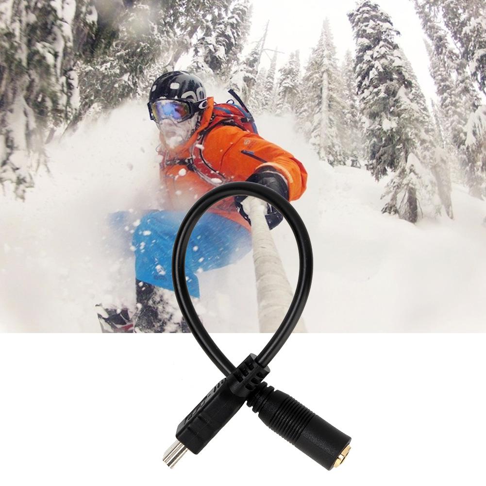 Мини USB на 3,5 мм трехполюсный аудиоразъем микрофонный адаптер кабель для камеры GoPro