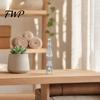 Artistic Home Accent Inverted Girl Figurine, 3D Printed Athlete Statue, White Modern Decor Sporty Sculpture for Table Shelf Statue