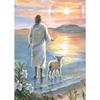 Jesus Lion Christian Hand of God Canvas Painting  Religious Posters and Prints Wall Art Lamb of God Pictures Room Home Decor