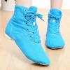 Soft Canvas Women Sports Jazz Dance Shoes Lace Up Dancing Boots Sneakers