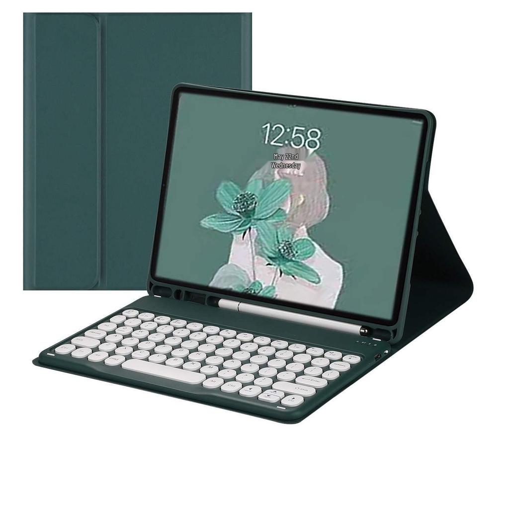 Чехол-клавиатура Bluetooth для iPad Pro 11 2021 года: Круглая клавиша, Съемная магнитная оболочка Apple Magic для Air4