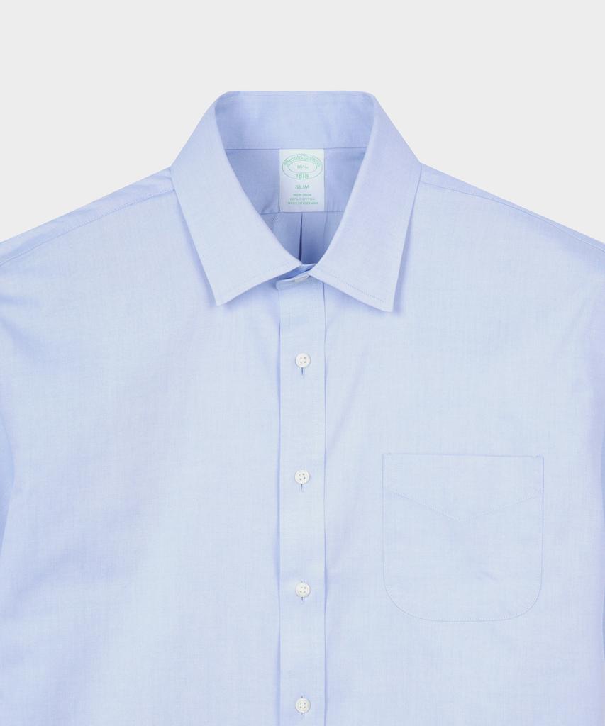 BROOKS BROTHERS Рубашка с коротким рукавом Ainsley Non-Iron (Светло-синий) (Bbtdmf0252M)