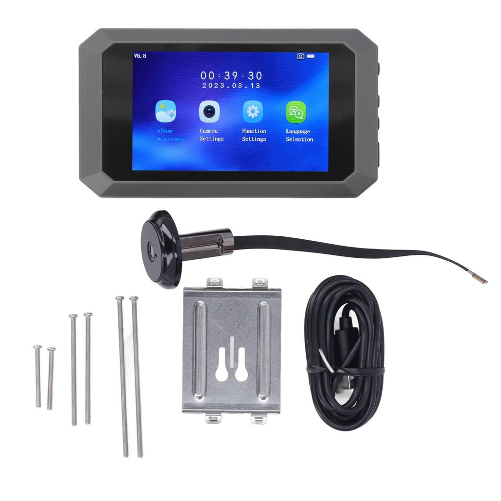 Видеодомофон 1080P 2MP 135 градусов обзор ИК ночное видение камера глазок с экраном 3,97 дюйма