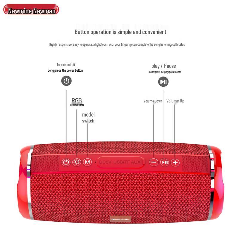 Newmine BT33 Portable Bluetooth Speaker
