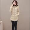 Down Padded Jacket Women's Mid-length Fashion Padded Jacket Western Style All-match Women's Winter Warm Padded Jacket