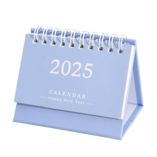 2025 Desk Calendar Flip-top Coil Calendar Schedule Planner To Do List Notepad Time Management Organizer Home Office School Supplies