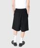 MARINE SERRE (M) Virgin Wool Twill Shorts Black