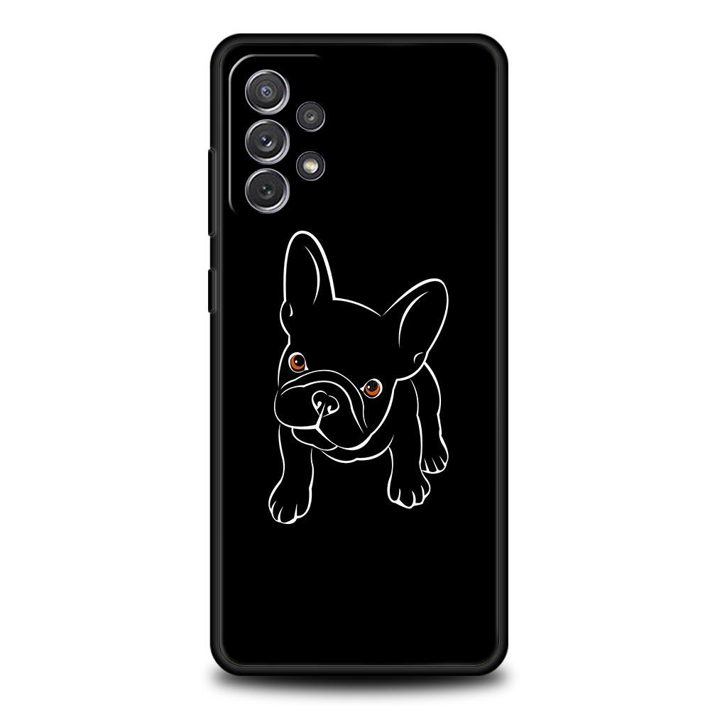 Чехол для телефона с французским бульдогом для Samsung Galaxy A13 A51 A71 A41 A31 A21S A11 A01 A03S A12 A32 A52 A22 A23 A33 A53 A73 5G, мягкий чехол