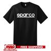 SPARCO ЧЕРНАЯ ФУТБОЛКА Логотип Гонки Автокресла Коробка передач Игры Гоночный автомобиль Автомобильные инструменты Унисекс Футболка