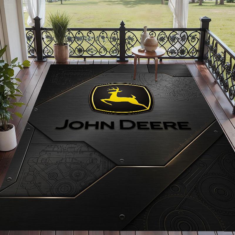 Мягкий ковер для пола с рисунком John Deere, ковер для гостиной, декоративный коврик для украшения комнаты дома